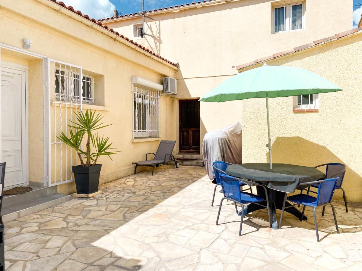 Chambre Climatisee Lit Double Dans Villa - Proche Centre Tramway Montpellier Luaran gambar